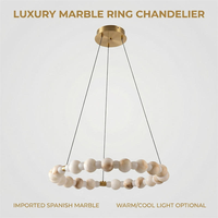Luminaire suspendu en cuivre et albâtre espagnol, luminaire artistique pour salon, chambre à coucher, salle à manger et escalier.