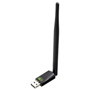 新しいWiFiワイヤレスネットワークカードUSB2.0150M 802.11 b/g/nラップトップPCミニWi-Fiドングル用LANアダプター回転可能アンテナ