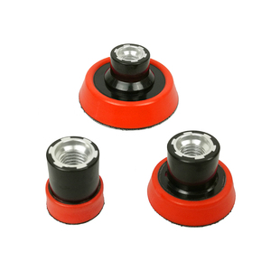 Rotary Polijstmachine Steunschijf Auto Detaillering Accessoires Klittenband Schurende 1 Inch <span class=keywords><strong>2</strong></span> Inch <span class=keywords><strong>3</strong></span> Inch Flexibele Zwarte Plaat polijsten - Product Image 5