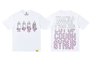 Camisetas ALOCS C SP, Camiseta Clásica con Diseño de Jarabe para la Tos, Camiseta de Algodón de Alta Calidad, Logotipo de Marca de Diseñador, Manga Corta, Versátil - Product Image 2