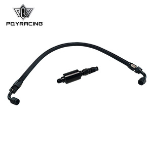 สายส่งน้ำมันเชื้อเพลิง Poyracing สำหรับ Honda Civic 96-00 EK B D H Series อลูมิเนียมไนลอน พร้อมข้อต่อ - Product Image 1