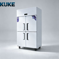 Congélateur commercial à refroidissement par air de style américain, dégivrage automatique, classe d'efficacité énergétique, garantie complète d'un an, ETL