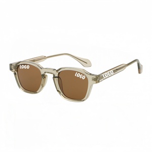 Lunettes de soleil unisexes avec logo personnalisé, monture carrée, multicolores, UV400, monture intégrale, durables, confortables, tendance, pour adultes, pour les voyages et l'usage quotidien - Product Image 1