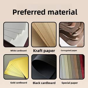 Caja de embalaje, cartón personalizado, producción de cajas sorpresa, tarjeta blanca, caja de color, caja de regalo personalizada, impresión de logotipo personalizado - Product Image 3