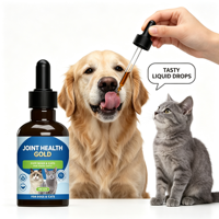 Soutien Rénal Or pour Animaux de Compagnie – Suppléments Liquides Riches en Protéines Or avec Rehmannia et Cordyceps pour Chats et Chiens (OEM)
