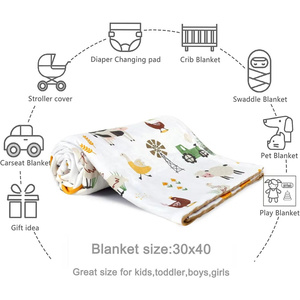 सीपीसी प्रमाणन सबलिमिनेशन रिक्त मिंकी डॉट मालिश बेबी कंबल 100% पॉलिएस्टर बेडेड बेबी कंबल - Product Image 5