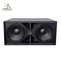 Subwoofer Activo Doble de 18 Pulgadas, 10400W, 9006A con Hdl30, Gran Potencia, Amplificador de Bajos V218LAT para Eventos al Aire Libre, Sistema de Sonido Line Array para DJ