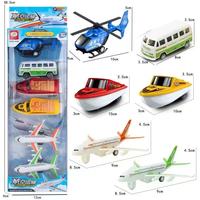 Lot de 6 mini-voitures de course à rétrofriction, jouets écologiques, boîte surprise pour enfants, cadeau d'anniversaire pour garçons