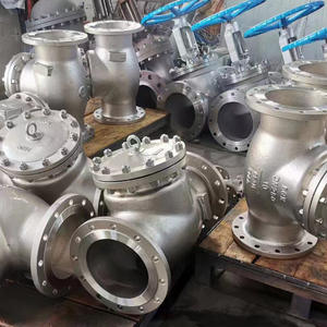 Vanne de retenue à disque unique en acier inoxydable 304/316L haute pression, bride oscillante H44W/H, structure papillon pour les fluides huile, eau, gaz - Product Image 3