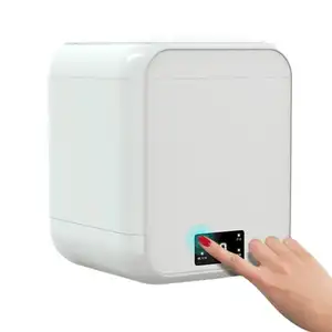 Yüksek kalite taşınabilir Mini elektrikli çamaşır makinesi konut kullanılan durumda giysi iç çamaşırı küçük otomatik ev plastik