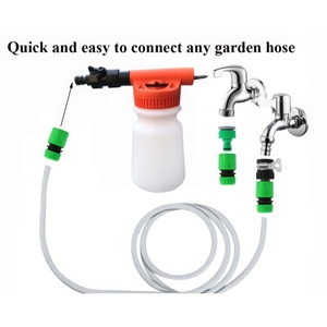 Pulvérisateur <span class=keywords><strong>professionnel</strong></span> pour tuyau d'arrosage de jardin et pelouse avec 5 rapports de dilution, pulvérisateur efficace à commande à une main - Product Image 4