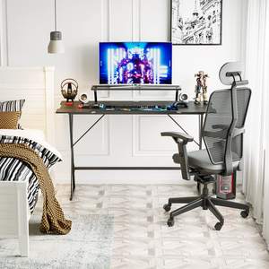 Escritorio <span class=keywords><strong>Gamer</strong></span> <span class=keywords><strong>en</strong></span> Forma de <span class=keywords><strong>L</strong></span> de Gran Espacio, Muestra Gratuita, Venta de Fábrica, <span class=keywords><strong>Mesa</strong></span> de Computadora Negra para Gamers - Product Image 4