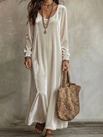 Ventes directes du fabricant OEM&ODM Vente en gros Ventes en vrac Robes en velours d'automne et d'hiver Robes élégantes à manches longues ultra longues
