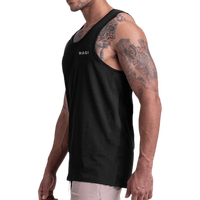 Débardeurs de sport athlétiques en coton, grande taille, vierges, avec logo personnalisé, pour le basketball, faible MOQ, fabrication sur mesure