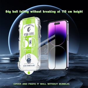 Protector de Pantalla de Vidrio Templado Ultra Resistente 5D HD de la Mejor Calidad <span class=keywords><strong>para</strong></span> Teléfono <span class=keywords><strong>Celular</strong></span>, <span class=keywords><strong>para</strong></span> Redmi Note 11 Pro, <span class=keywords><strong>para</strong></span> iPhone 16 Pro Max - Product Image 2