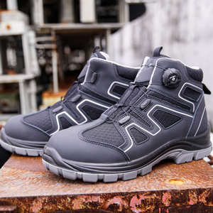 Chaussures air pour hommes chaussures <span class=keywords><strong>de</strong></span> sécurité professionnelles <span class=keywords><strong>de</strong></span> sécurité légères bout en acier formation croisée extérieure travail - Product Image 3