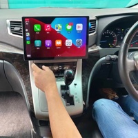 Lecteur DVD de voiture avec écran QLED de 13 pouces, autoradio Android, radio stéréo de voiture, navigation GPS