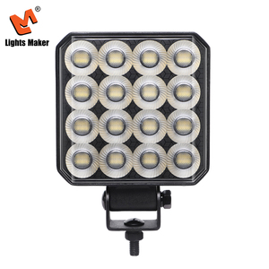 Luz de Trabajo LED de Alta Potencia de 96W y 7200LM, Paneles de 4.5 Pulgadas con Chips, Haz de Luz Amplio, Lámpara de Conducción Todoterreno KM3272 - Product Image 1
