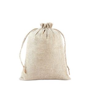 Sac en toile de jute de haute qualité 13x18cm, impression de logo, sacs en jute durables, pochette récupérable, idéal pour l'emballage cadeau, bonbons de Noël - Product Image 6