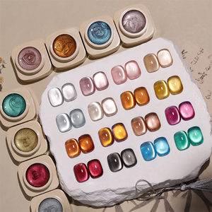 AILANUO Esmalte de Gel Magnético de 16 Colores con Purpurina Efecto Ojo de Gato (OEM/ODM Esmalte de Gel para Uñas Efecto Ojo de Gato) No Tóxico Ecológico para Arte de Uñas - Product Image 2