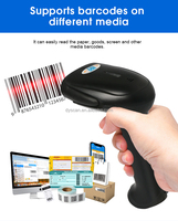 Escáner de código de barras de mano 1D de modo Manual de alto rendimiento DYscan con cable QR y lector de escaneo de código de barras en stock DS5100C