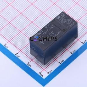 G5RL-1A-E-TV8 DC24 Power Relay DIP,12.5x28.8mm Relay 24V 1 Normally Open: 1A (SPST-Normally Open)::: 250V-AC/24V-DC 16A - Product Image 1