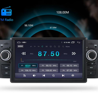 Pour Fiat Linea Grande Punto 2007-2012, autoradio Android 15 de 7 pouces, 1Din, Carplay, navigation, lecteur multimédia, autoradio stéréo