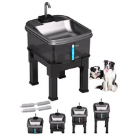 Fontaine à eau automatique pour chien Elecpet 2026 en acier inoxydable, design personnalisé avec réglage de la hauteur et fonction de détection, rechargeable