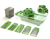 Fruit- en groentegereedschap Smile Mom duurzaam plastic groentesnijder gepersonaliseerde milieuvriendelijke snijder/slicer roestvrij staal