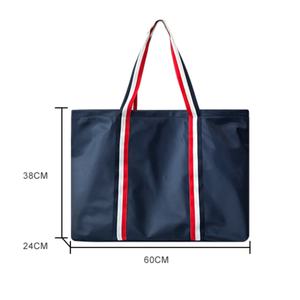 Bolsa de Playa de Gran Capacidad para Mujer, de Alta Calidad, con Logotipo Personalizado de Fábrica, Reutilizable, para Regalo, Viaje, con Bolsillo con Cremallera - Product Image 5