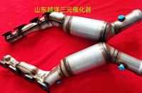 Nouveau 18407568013 18407568014 YueYang S409 Tuyau d'échappement en acier inoxydable Catalyseur à trois voies Personnalisé Garantie 1 an