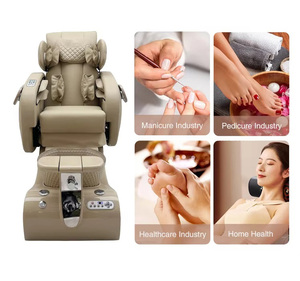 Muebles de Salón de Uñas Modernos y de Lujo Profesionales, Silla de Pedicura con Spa para Pies y Masaje, con Luz Ambiental - Product Image 4