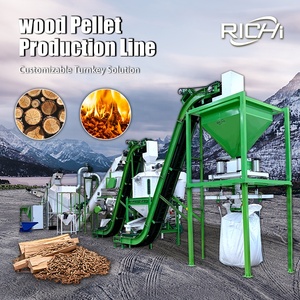 روسيا الأكثر مبيعاً خط إنتاج كريات خشب الصنوبر والمطاط والكتلة الحيوية الكاملة - Product Image 1