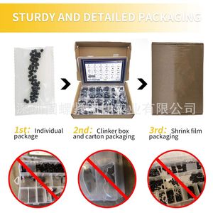 Allen Head Socket Hex Grub Screw Set 666pcs Black Oxide Industrial Grade Furniture Assembly Kit - Product Image 3