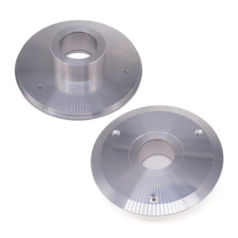 Custom high quality CNC Machining part aluminum ally Anodized Base flange Plate Auto Spare Parts