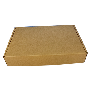 Logo personalizzato ondulato carta Kraft spedizione della posta colore marrone con inserto - Product Image 4