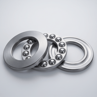 Roulement à billes de butée séparable à faible bruit avec cage en laiton 51204 51305, fabrication chinoise, grand stock