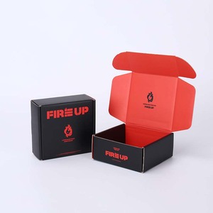 Cajas <span class=keywords><strong>de</strong></span> Envío Negras con Logotipo Personalizado para Pequeñas Empresas, Cajas <span class=keywords><strong>de</strong></span> Cartón Corrugado Pequeñas para Envíos, Cajas <span class=keywords><strong>de</strong></span> Regalo para Empaque - Product Image 2
