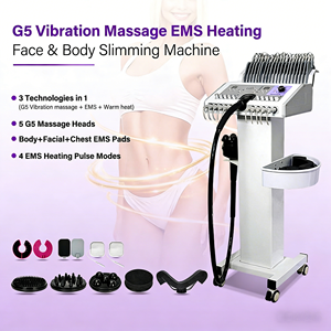 Mesin Pijat Getar G5 Laris Manis, Alat Pelangsing Tubuh 5 Kepala Portabel, Perangkat Penghilang Lemak dan Selulit untuk Penggunaan Salon dan Rumah - Product Image 1