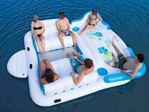Nouvelle île gonflable géante pour plusieurs personnes, radeau flottant pour piscine, flotteur géant en forme d'<span class=keywords><strong>oiseau</strong></span> pour adultes - Product Image 6