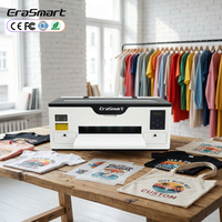 Impresora EraSmart de 13 Pulgadas (350 mm) para Camisetas, Impresora DTF A3 XP600, Impresora DTF Azul de 35 cm con Horno DTF