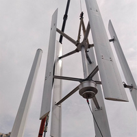 Système d'éoliennes de qualité industrielle, de 10 kW à 50 kW, hors réseau et connecté au réseau, axe horizontal/vertical