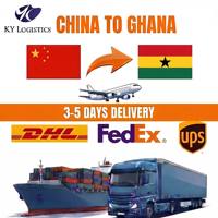 Agent d'expédition express rapide vers le Ghana, service logistique, transitaire Chine-Accra, service express maritime et aérien DDP porte-à-porte