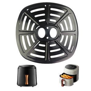 Ensemble d'accessoires 21.5x21.5cm pour friteuse à air de grande capacité <span class=keywords><strong>Plaque</strong></span> à légumes carrée antiadhésive et support de support pour la cuisine à domicile - Product Image 2