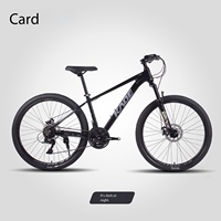 Vélo de montagne à cadre rigide en aluminium, 24 vitesses, frein à disque mécanique, fourche en acier de 27,5 pouces, amovible, pour hommes et femmes, tout-terrain
