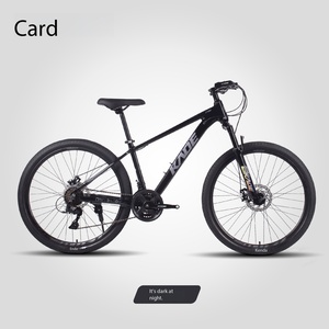 Vélo de montagne à cadre rigide en aluminium, 24 vitesses, frein à disque mécanique, fourche en acier de 27,5 pouces, amovible, pour hommes et femmes, tout-terrain - Product Image 1