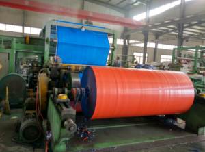 ब्लू + ऑरेंज रंग पीई तिरपाल रोल - Product Image 2