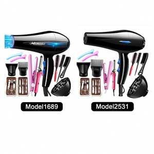 Profesyonel Saç Kurutma Makinesi Negatif İyonlu El Tipi Saç Kurutma Makinesi Fön Seti Tarak Seti ile Saç Düzleştirici Maşa - Product Image 3