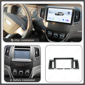 Radio de coche estéreo 2DIN Fascia Panel reacondicionamiento Marco embellecedor instalación montaje Kit para CHERY RUIQI M1/X1 2010-2017 - Product Image 3