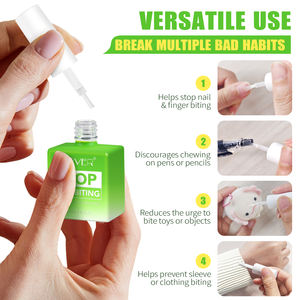 ALIVER Vente en gros 15ml <span class=keywords><strong>Vernis</strong></span> à <span class=keywords><strong>ongles</strong></span> anti-morsure, dissuasif <span class=keywords><strong>pour</strong></span> le succion du pouce, séchage rapide, traitement anti-morsure des <span class=keywords><strong>ongles</strong></span> <span class=keywords><strong>pour</strong></span> adultes et enfants - Product Image 6